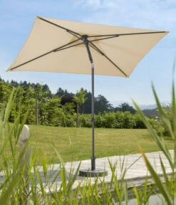Schneider Sonnenschirm Sevilla, Rechteckig, Ca. B240/T140 Cm -Moderne Garten Mobel Geschaft 6953475 WE MO 001 SchneiderSonnenschirmSevillanatur