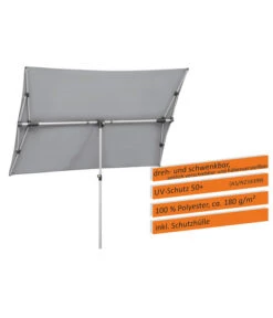 Schneider Sonnenschirm Novara, Rechteckig, Ca. B190/T140 Cm 19 Schneider Sonnenschirm Novara, Rechteckig, Ca. B190/T140 Cm -Moderne Garten Mobel Geschaft 6953541 WE IG 001 SchneiderSonnenschirmNovarasilvergrau