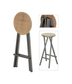 Fun Star Barhocker, Ca. H82 Cm -Moderne Garten Mobel Geschaft 6982896 WE DE 003 BarhockerStahlHolz