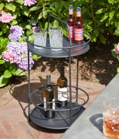 Siena Garden Beistelltisch Siero, Ca. Ø42/H74 Cm -Moderne Garten Mobel Geschaft 6986681 WE MO 001 SieroBeistelltisch