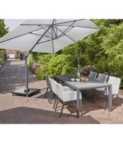 Siena Garden Ampelschirm Sunset N+, Rechteckig, Ca. B350/T260 Cm -Moderne Garten Mobel Geschaft 6988117 WE MO 001 SienaGardenAmpelschirmSunSetN350x260cmGrau