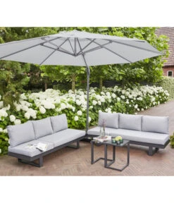 Siena Garden Ampelschirm Sunset N+, Rund, Ca. Ø350 Cm 25 Siena Garden Ampelschirm Sunset N+, Rund, Ca. Ø350 Cm -Moderne Garten Mobel Geschaft 6988315 WE MO 001 SienaGardenAmpelschirmSunsetN350cmGrau