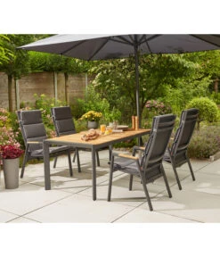 Siena Garden Sonnenschirm Gastro, Quadratisch, Ca. B300/T300 Cm -Moderne Garten Mobel Geschaft 6988422 WE MO 002 SienaGardenGastoSchirm300x300anthrazit